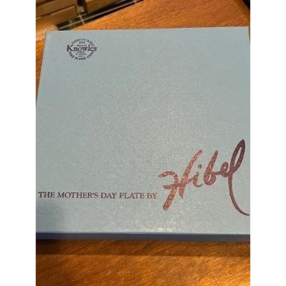 Vintage Mother's Day Plate 1987 Catherine & Heather in factory box. LE - Picture 9 of 9